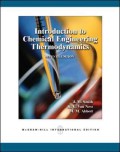 Introduction to chemical engineering thermodynamics, seven edition
