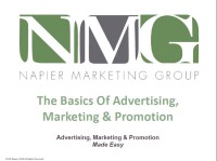 The basics of advertising, marketing & promotion