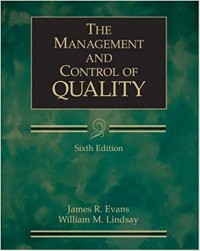 The management and control of quality, 6th edition