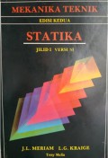 Mekanika teknik: statika, jilid 1, edisi 2