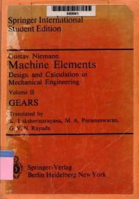 Machine elements: design and calculation in mechanical engineering, volume II