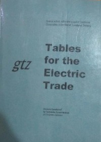 Tables for the electric trade