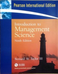Introduction to management science, 9th edition